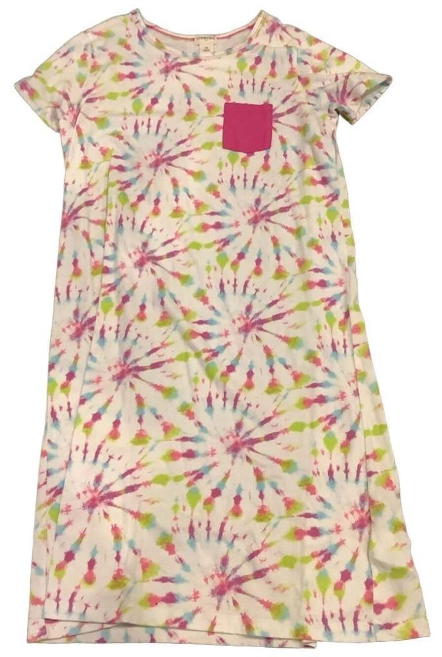Crewcuts Girls Tie-Dye Short-Sleeve Pocket Dress Size 12